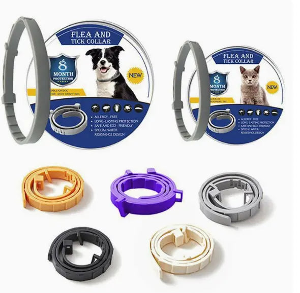 Adjustable insect repellent collar for pets